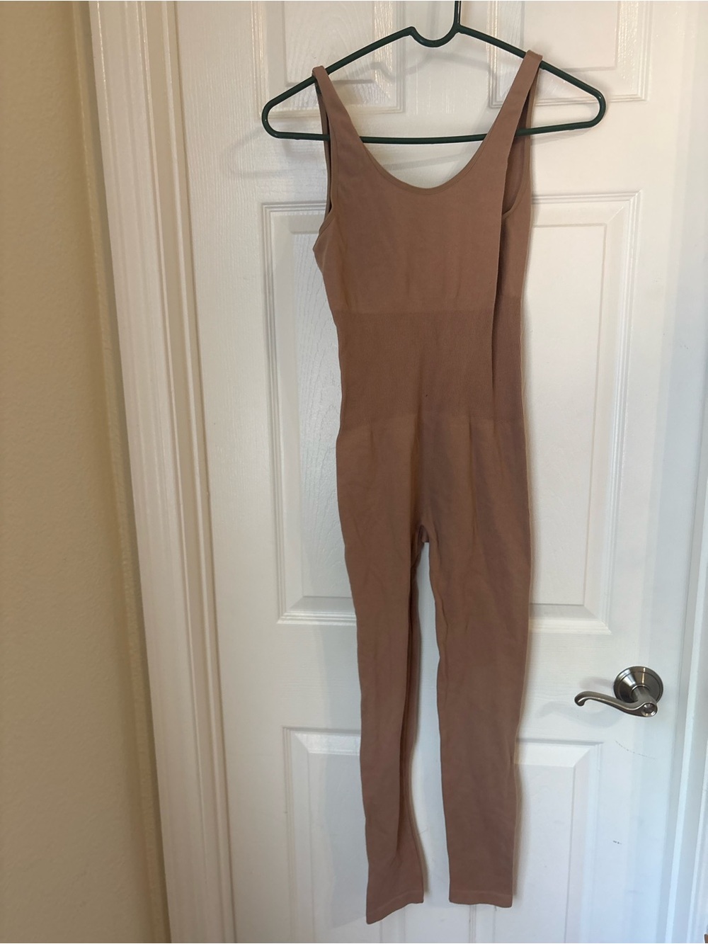 Women’s Sleeveless Brown Jumpsuit